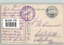 Künstlerisches Grab eine Gebirgsjägers in den Vogesen Verlag Emil Hartmann 122 Feldpost WK I 6. Landwehr-Division Kriegsgrab 1915