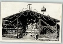 83703 W8184 Gmund a. Tegernsee 1934 Foto AK Primizfeier in Gmund-Tregernsee am 19. Aug. 1934 Pfarrer Altar