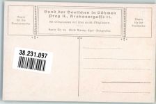Cheb Eger sign. Kirnig, Alois Burgruine in Eger Nr. 13 Bund der Deutschen in Böhmen Künstlerkarte