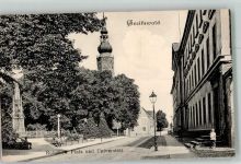 17489 O2200 Greifswald , Hansestadt 1915 - Rubenow-Platz Universität Kirche Feldpost