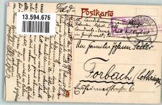 17489 O2200 Greifswald , Hansestadt 1915 - Rubenow-Platz Universität Kirche Feldpost