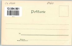 85221 W8060 Dachau Lithographie Volkstracht Feldweg Angler um ca. 1900