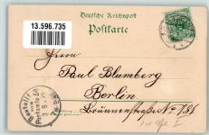 Lauban Luban 1899 Gebrauchsspuren Gymnasium Steinberg Brüderturm Lithographie
