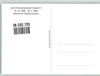 sign. Prechtl Die Prinzregentenzeit im Stadtmuseum Uhr Jagd Frau mit Gemsenkopf Simplicissimus Künstlerkarte