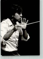 Salzburg Der italienische Dirigent Claudio Abbado Ort lt. Fotograf Ellinger Dirigent Foto AK