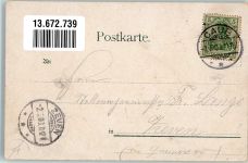 56346 W5422 St. Goarshausen 1903 Lithographie Loreley-Felsen Gasthaus zur Heimat Rhein-Salondampfer