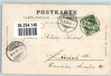 sign. Müller Gemsen in der Mittagsruhe Bergtier 1903 Künstlerkarte