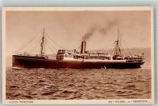 Lloyd Triestino SS Pilsna Dampfer