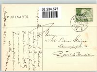 Bergziege blickt ins Tal Gedicht In den Bergen Ziege Künstlerkarte