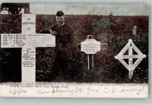 Gefallene Soldaten d. Grenadier Guards Railway Cemetery Kriegsgrab 1906