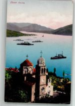 Castelnuovo Herceg Novi Foto AK Kloster Savina Photochromiekarte