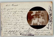 Mit 2 Frauen Hutmode Studentika 1901