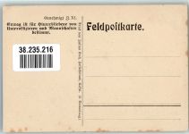 sign. Schellmann Kosakenarbeit Flüchtling Künstlerkarte