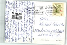 17255 O2084 Wesenberg , Meckl Gebrauchsspuren Marktplatz Jugendherberge