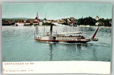 W7770 Überlingen , Bodensee Bodenseeschiff Dr. Trenkler & Co. Gebrauchsspuren