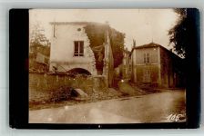 55300 Saint-Mihiel Foto AK Ort handschriftlich Trümmer WK I