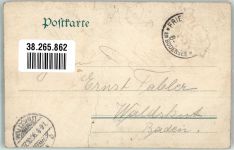 88045 W7990 Friedrichshafen 1906 Gebrauchsspuren Schloss