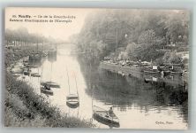 92200 Neuilly-sur-Seine Foto AK Ille de la Grande Jatte