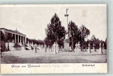 3704 Großwetzdorf 1904 Foto AK Denkmal Heldenhügel