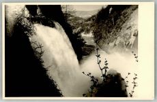Jajce Foto AK Ort handschriftlich Plvia- Wasserfall