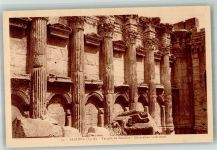 Baalbek Foto AK Denkmal Bacchus Tempel
