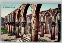 Baalbek Foto AK Denkmal La Colonnade Moschee