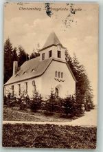 01773 O8242 Oberbärenburg 1915 - Ev. Kapelle Feldpost WK I Freiberg