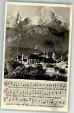 83471 W8240 Berchtesgaden Lieder AK Berchtesgadener Land