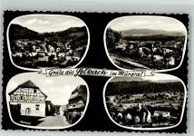 76571 W7560 Selbach , Murgtal - Rathaus Kath. Kirche