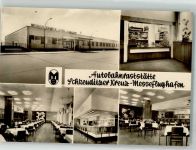 04435 O7144 Schkeuditz Foto AK Autobahnraststätte Messeflughafen