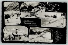 6654 Holzgau 1966 Winter Lechtal Kirche Skilfit