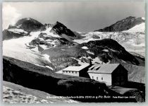 Wiesbadener Hütte Foto AK Hüttenstempel
