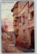 3601 Dürnstein Künstlerkarte Straße B.K.W.I.