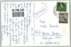 Calcutta Kalkutta 1976 Gebrauchsspuren Ort handschriftlich Dalna Dum