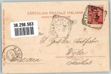 95100 Catania 1903 Foto AK Gricht Denkmal Piazza Stesicrea
