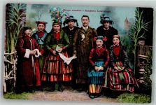 Lowitsch Lowicz Gebrauchsspuren Tracht Gruppe