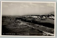55042 Forte dei Marmi Foto AK Strand Schwimmbad