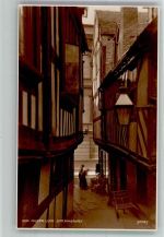 Shrewsbury Foto AK Gasse Marktszene