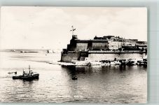 Valletta Foto AK Hafen Fort St. Angelo Luftpost