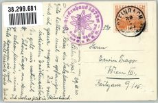 Hochleckenhaus 1930 Foto AK Hüttenstempel Höllengebirge
