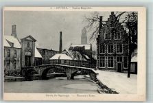 Bruges Brügge 1922 Winter Begynhof