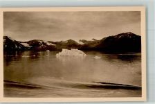 Svalbard Spitzbergen 1912 Foto AK Eisberg in der Crossbay Norddeutscher Lloyd Bremen