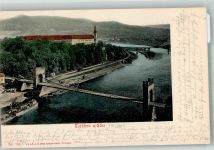 Decin Tetschen-Bodenbach 1902 Foto AK Tetschner Schloss