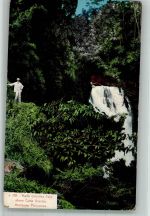Manila 1912 Foto AK Wasserfall maria Christina Falls Mindanao