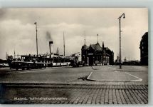 Malmö Foto AK Hafen Dampfer Tullvisitationslokalen