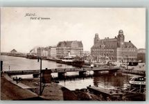 Malmö 1913 Foto AK Hafen