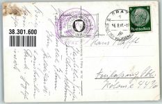 8010 Graz 1941 Foto AK Schlossberg- Bahn WK II Stempel