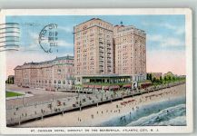 Atlantic City 1938 Foto AK Hotel St. Charles