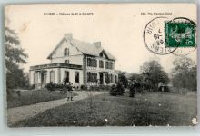 28120 Illiers-Combray 1910 Foto AK Schloss Chateau de Plaisance Marke bildseitig