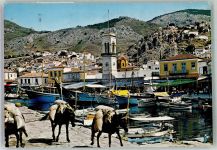 Hydra Ydra 1981 Foto AK Hafen